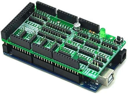 Electronics-Salon I/O ערכת לוח הרחבה עבור Arduino Mega DIY. [הלחמה נדרשת]